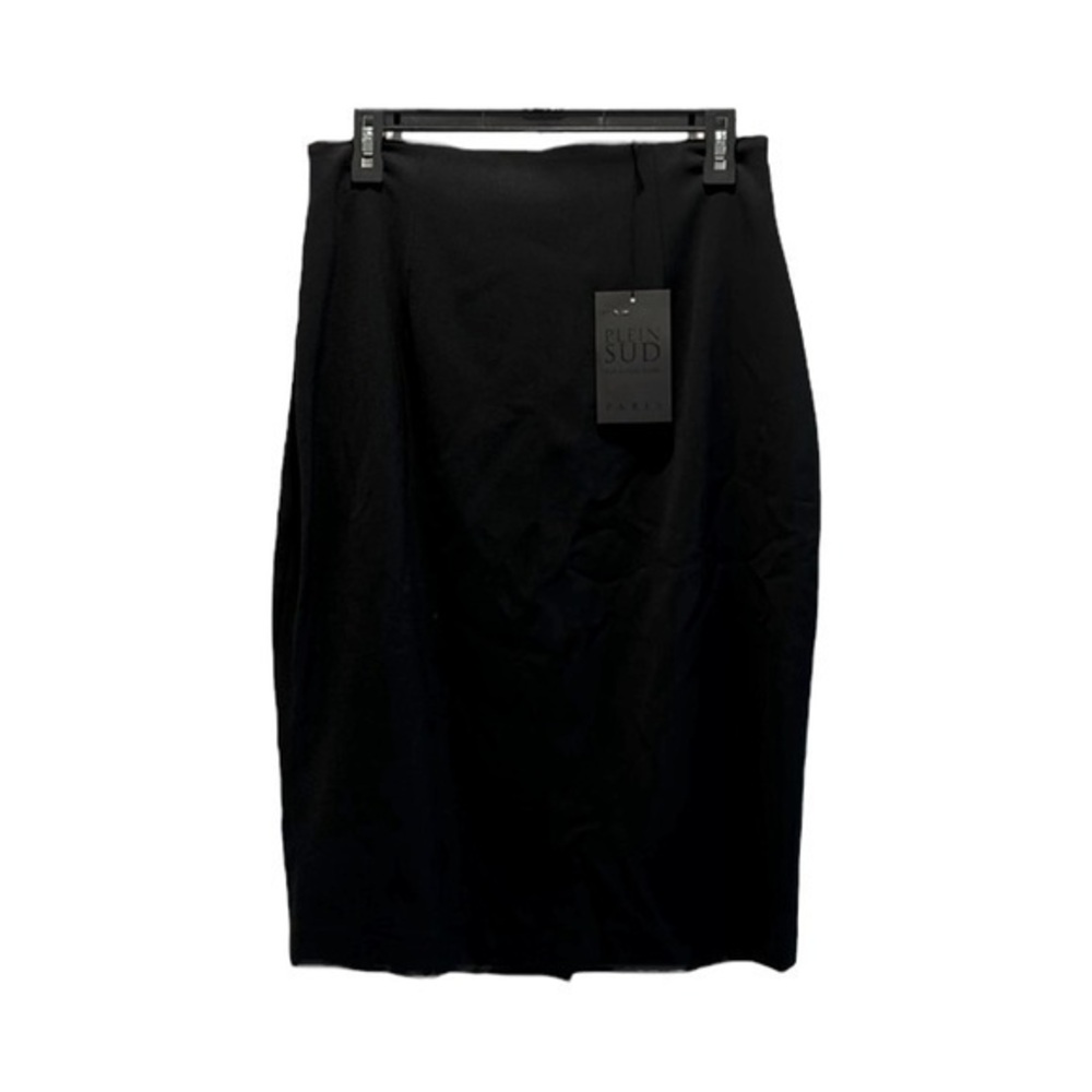 Plein Sud Black High Waist Pencil Skirt
